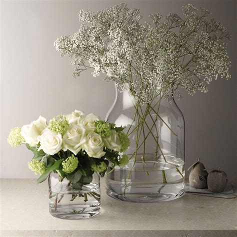 pablo glass vase small from the white company large glass vase flower arrangements flower