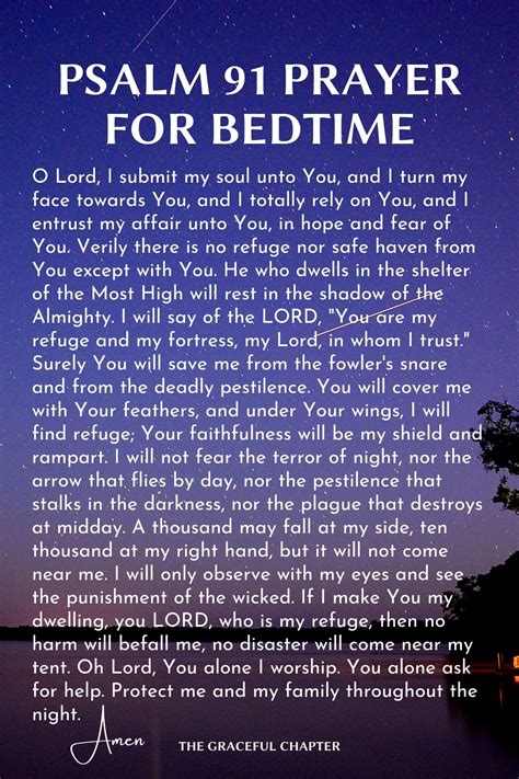 14 Short Bedtime Prayers For A Good Nights Sleep The Graceful Chapter