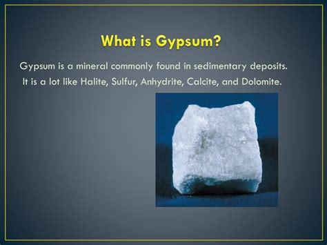 Ppt Gypsum Powerpoint Presentation Free Download Id2509796