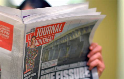 Le Journal De Montréal Met Fin à Son édition Papier Du Dimanche Le