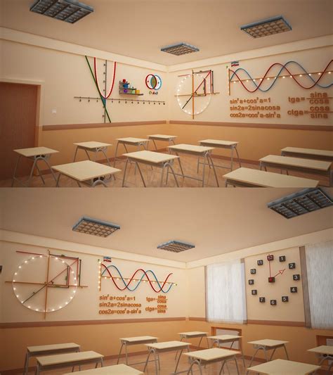Bms Baku Modern School Math Classroom Design By ~baxramefendiyev On Deviantart Classroom