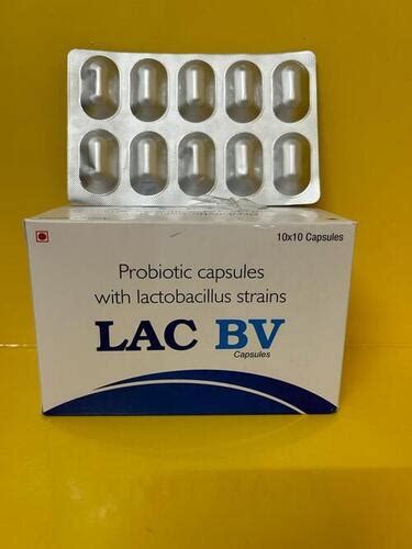 Probiotic Capsule With Lactobacillus Tablet Lac Bv Capsule General