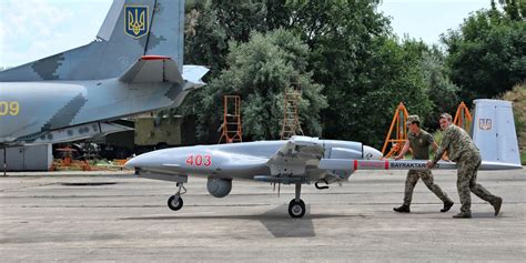 Ukraines Use Of Armed Drones Could Offset Some Of Russias Enormous Military Advantage Wsj