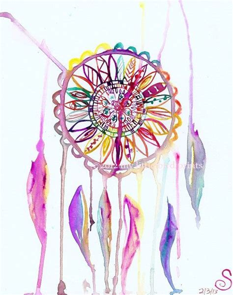 Dreamcatcher Watercolor Painting Anime Mania