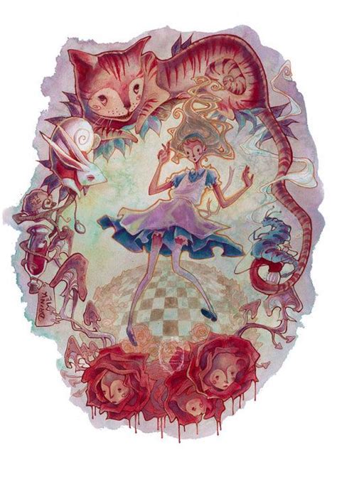 Anjauhren Illustration Alice In Wonderland Illustration Wonderland