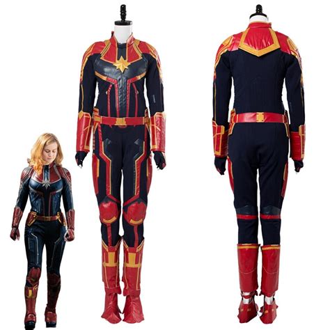 Avengers 4 Captain Marvel Cosplay Costume Carol Danvers Cosplay Outfit