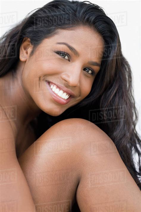 Close Up Of Nude Hispanic Woman Stock Photo Dissolve