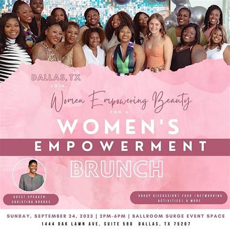 Web Womens Empowerment Brunch 1444 Oak Lawn Ave Ste 580 Dallas