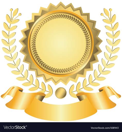 Golden And Yellow Award With Ribbon Download A Free Preview Or High