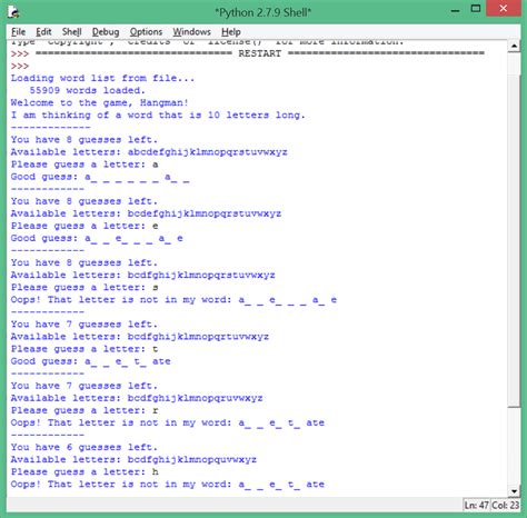 Hangman is a classic word game in which participants needs to guess as many secret words as you can before time runs out! Home · rajeshsurana/PythonPortfolio Wiki · GitHub