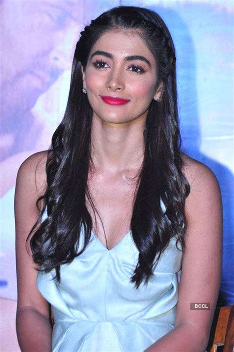 Actress Pooja Hegde Spotted In A New Hairstyle As She Promotes