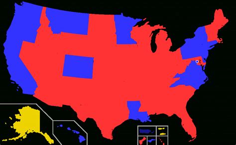 United States Political Map Printable Map