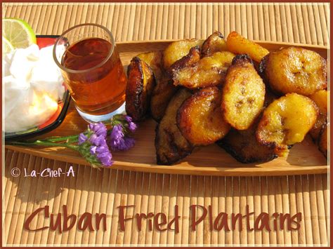 La Chef A Cuban Fried Plantains