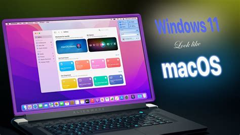 Make Windows 11 Look Like Macos Monterey Dark Mode Macos For Windows