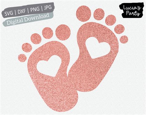 Baby Feetprint Svg Baby Foot Print Svg Baby Print Svg Baby Etsy Images