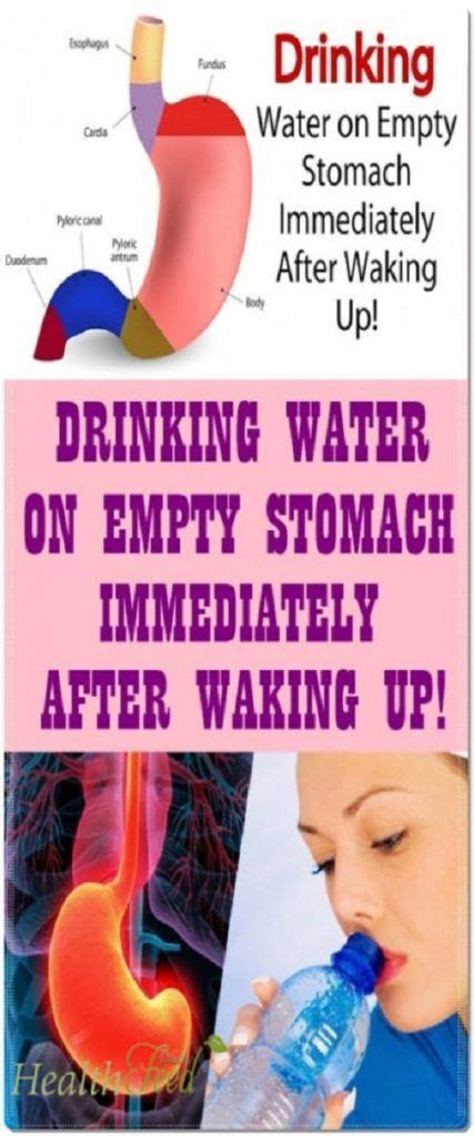 Drinking Water On Empty Stomach Immediately After Waking Up With Images Natural Health Tips
