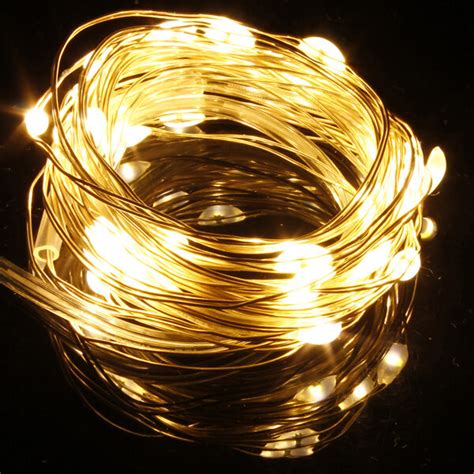 Warm Whitewhite 10m 100led Copper Wire Led String Lights Lamp 12v Sale