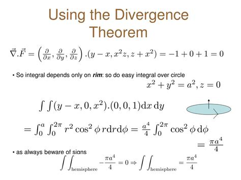 Ppt Lecture 9 Divergence Theorem Powerpoint Presentation Free