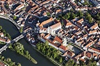 Luftbild Neuburg an der Donau - Historisches Altstadt- Zentrum von ...