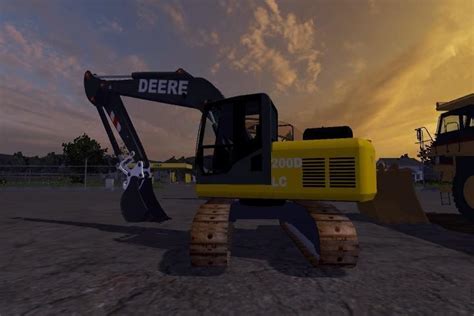 Deere 200d Excavator For Fs 15 Farming Simulator 2017 2015 15