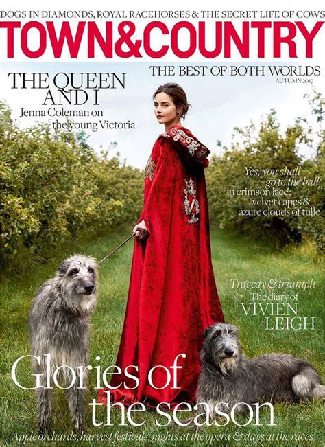 Jenna Coleman Covers The Fall Issue Of Town And Country Uk Magazine Tom