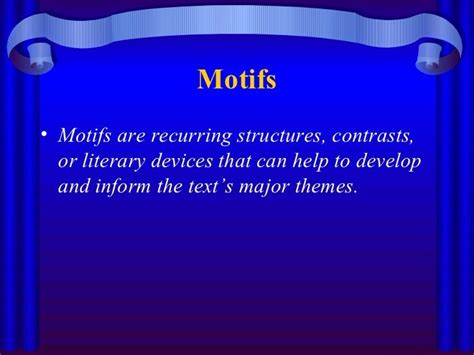 😀 Motif Definition Literature Motif Examples And Definition 2019 01 15