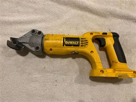 Dewalt 18v Cordless Offset Metal Shears Dc495 Ebay