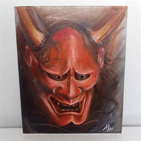 Chronic Ink Tattoo Toronto Tattoo Hannya Mask Painting