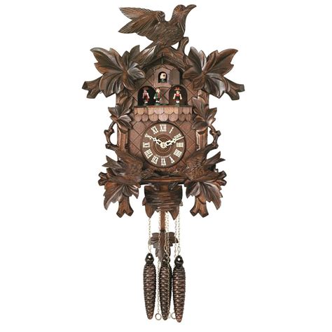 Musical And Moving Cuckoo Clock With Birds Feeding From Nest Walmart