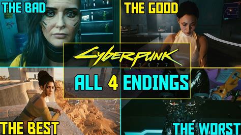 All 4 Endings Explained Of Cyberpunk 2077 Youtube Vrogue