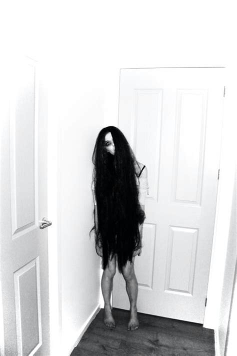 Grudgealike Scary Girl Horror Creapy Long Hair Styles Hair