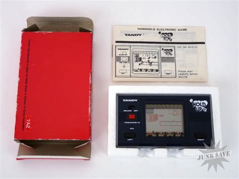 Tandy Bandai Hold Up Game Vintage Lcd Handheld Junksave