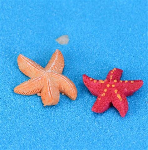 1pcs Resin Cute Miniature Starfish Fish Tank Landscape Aquarium