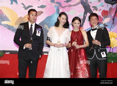 From Left Taiwanese Actor Joseph Chang Hong Kong Actress Isabella