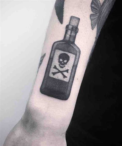Poison Bottle Tattoos Tattoo Insider Bottle Tattoo Traditonal