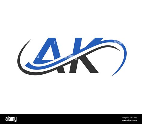 Ak Logo Design Stock Vector Images Alamy