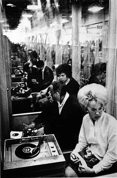 Record Store Listening Booth 1950s Ralph Gibson Robert Frank Vintage