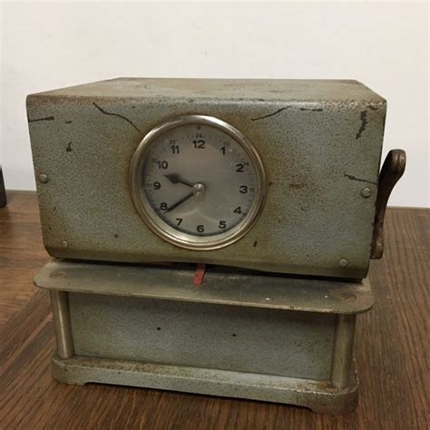 Beautiful Old Heavy Factory Time Clock Catawiki