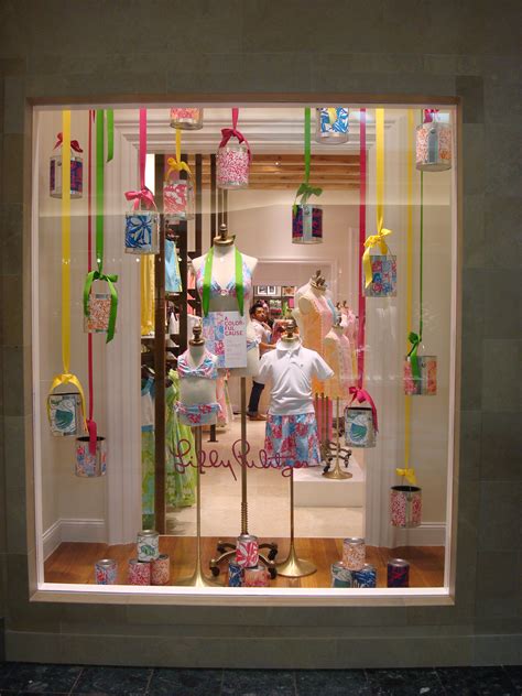 A Store Window With Many Items In It