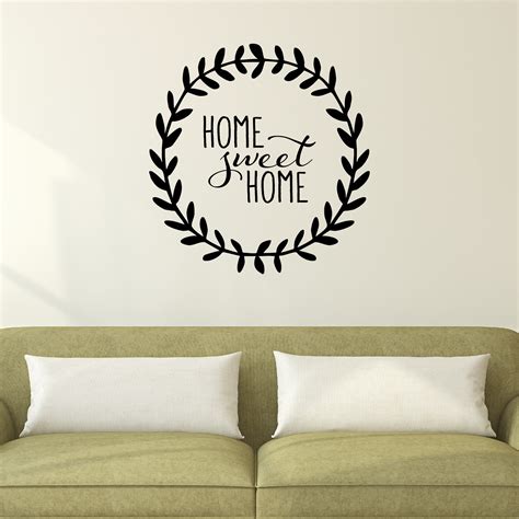 Muurstickers Sweet Home Quote Wall Stickers Vinyl Lettering Word For