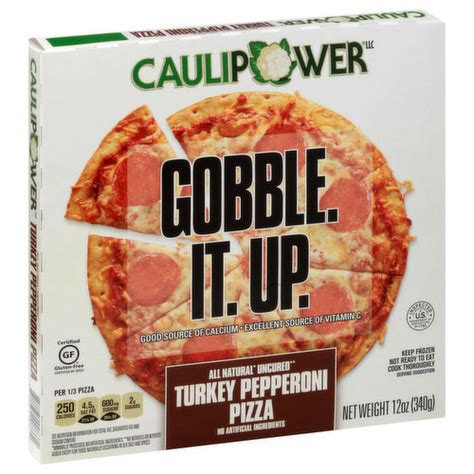 Caulipower Pizza Turkey Pepperoni Uncured