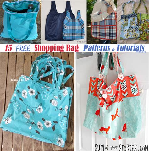 Grocery Shopping Market Bags ~ 15 Free Tutorials Shopping Bag