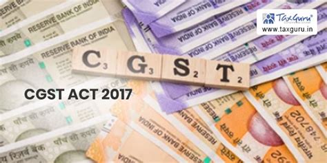 Cgst Act 2017 Updated Till 30th September 2022 Free E Book