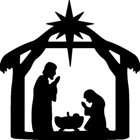Nativity Scene Nativity Of Jesus Christmas Manger Clip Art Birth Png