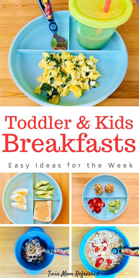 Breakfast Ideas For Kids And Toddlers For The Week In 2020 Healthy