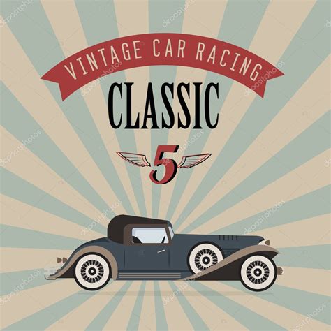 Vector Vintage Classic Car — Stock Vector © Vectorpro 23213602