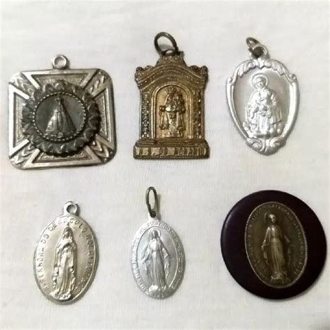 Medalhas Católicas Antigas Anos 50 Em São Bernardo Do Campo Clasf Lazer