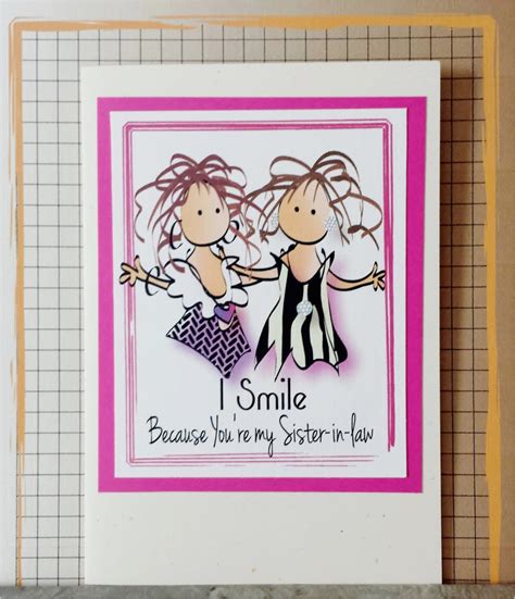 Sister In Law Happy Birthday Greeting Card Cards Sister In Law