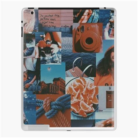 Y2K Blue And Red Aesthetic Collage IPad Case Skin By Cloudy Moon
