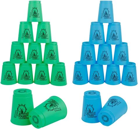 Swewarm 24pcs Speed Stacking Cups Interactive Sports Stacking Cups